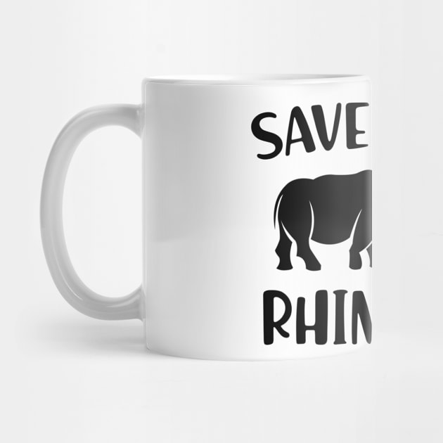 Rhino - Save the rhinos by KC Happy Shop